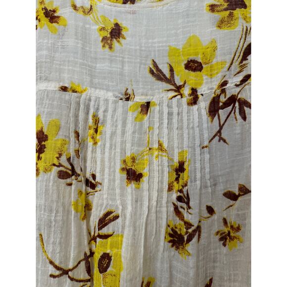 NWT Free People Naya Print Top in Ivory Combo - Picture 9 of 11